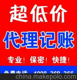 专业代理中小企业公司记账报税