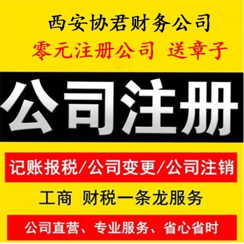 西安协君财务公司未央代理记账公司,莲湖区财务公司省心省力